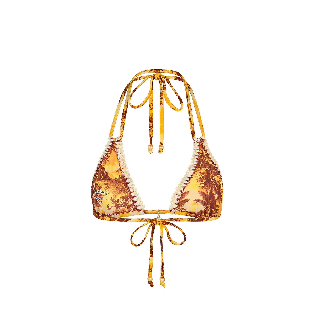 Crochet Halter Bikini Top - Vintage Vacay - Image 8