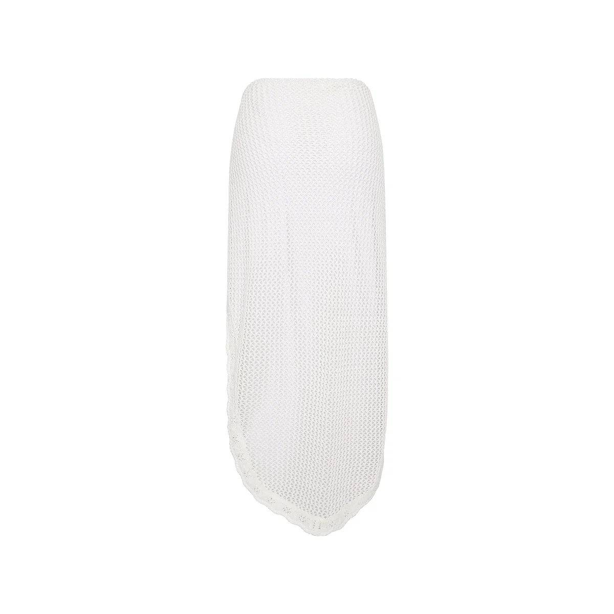 Crochet Knit Maxi Sarong - Ivory - Image 12