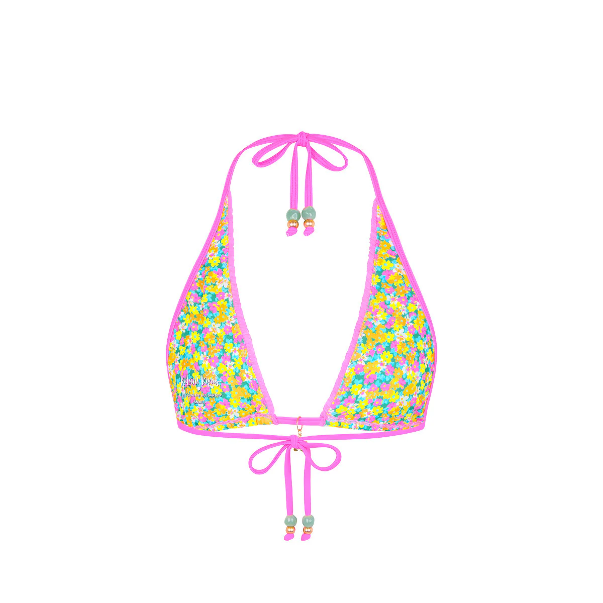 Decorative Bind Halter Bikini Top - Hula Honey - Image 7