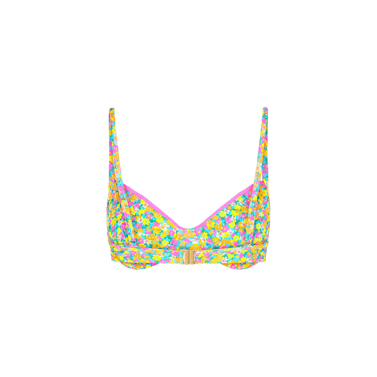 Decorative Ditzy Underwire Bikini Top - Hula Honey - Image 7