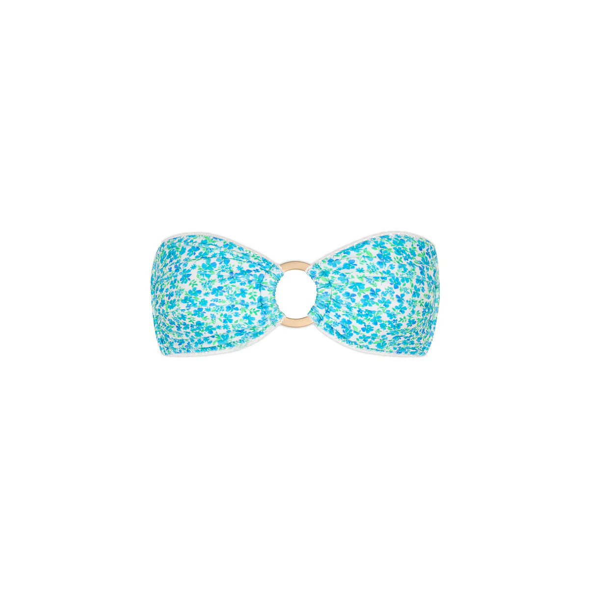 Decorative Strapless Bikini Top - Ocean Aura