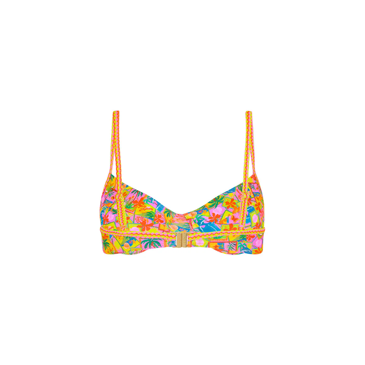 Ditzy Underwire Bra Bikini Top - Sunshine Snaps - Image 8