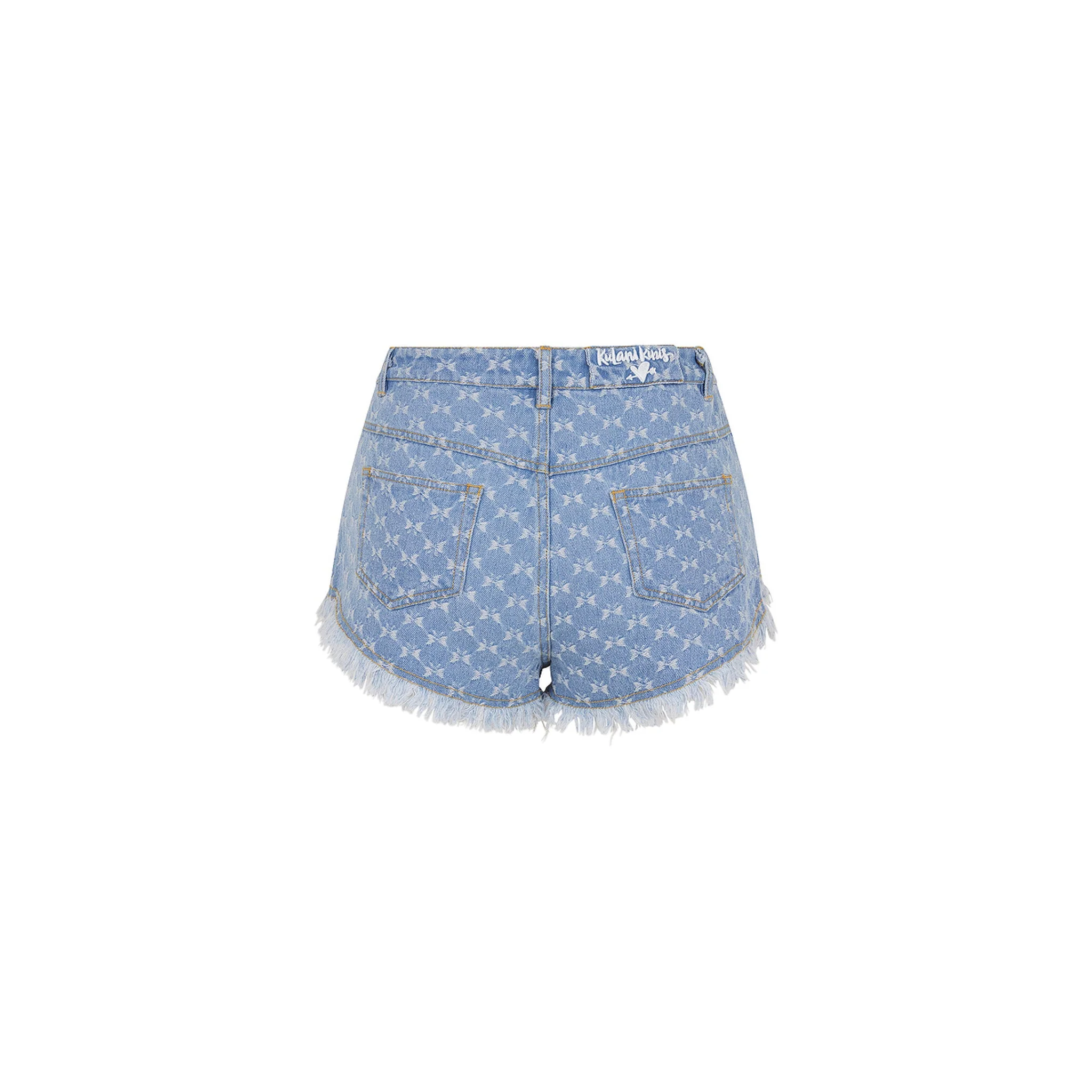 Frayed Jean Shorts - Darling Denim - Image 10