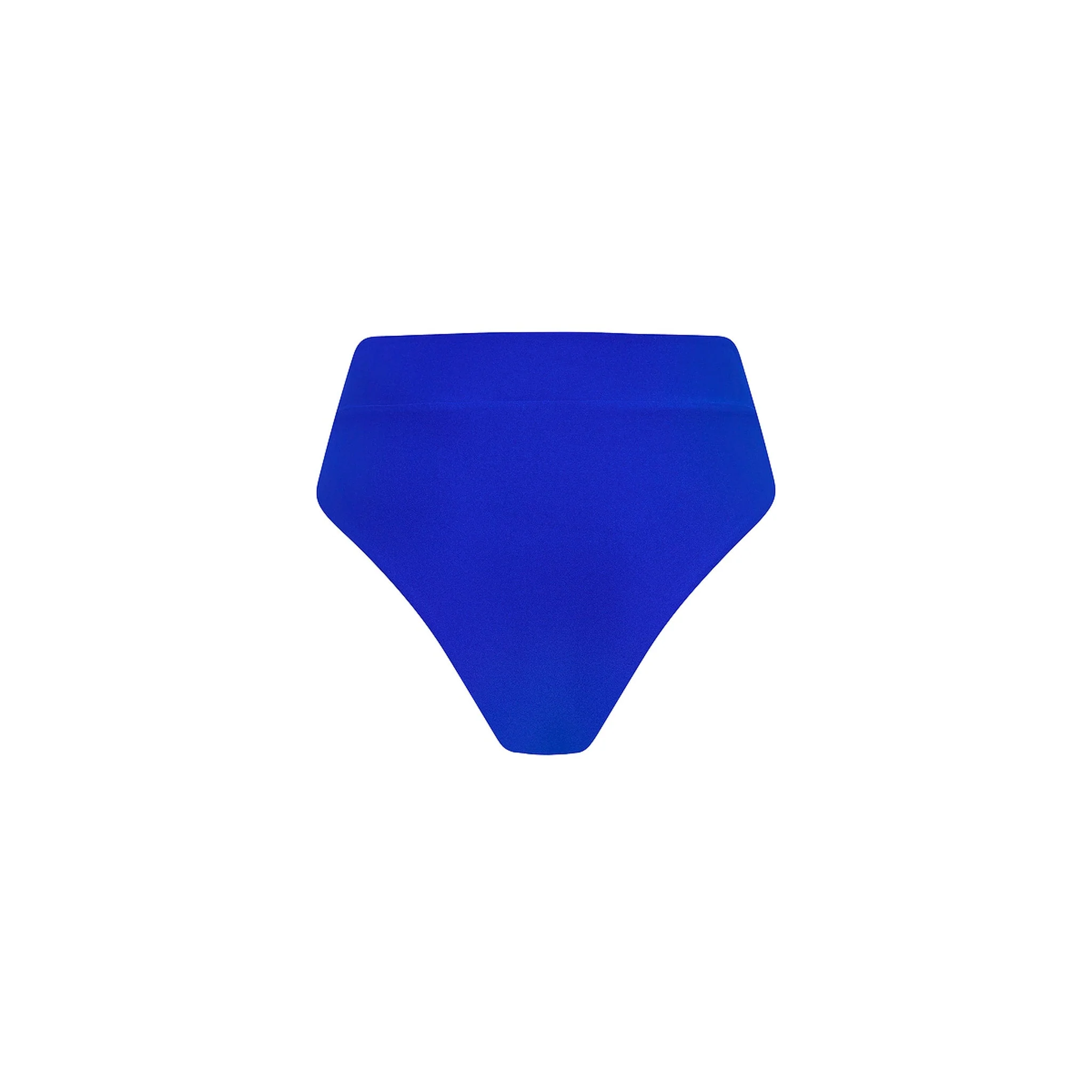 High Hip Cheeky Bikini Bottom - Blue Lagoon - Image 9