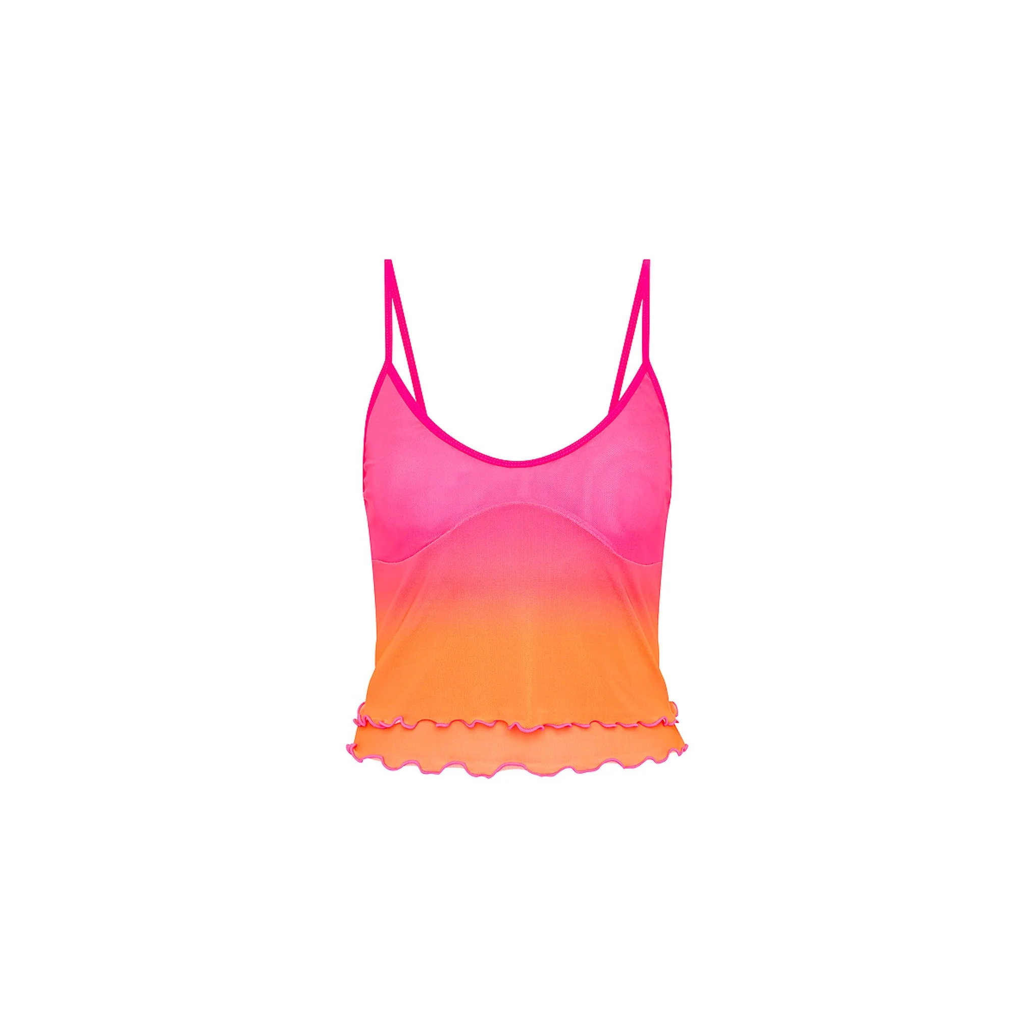 Layered Mesh Cami - Tropical Heatwave