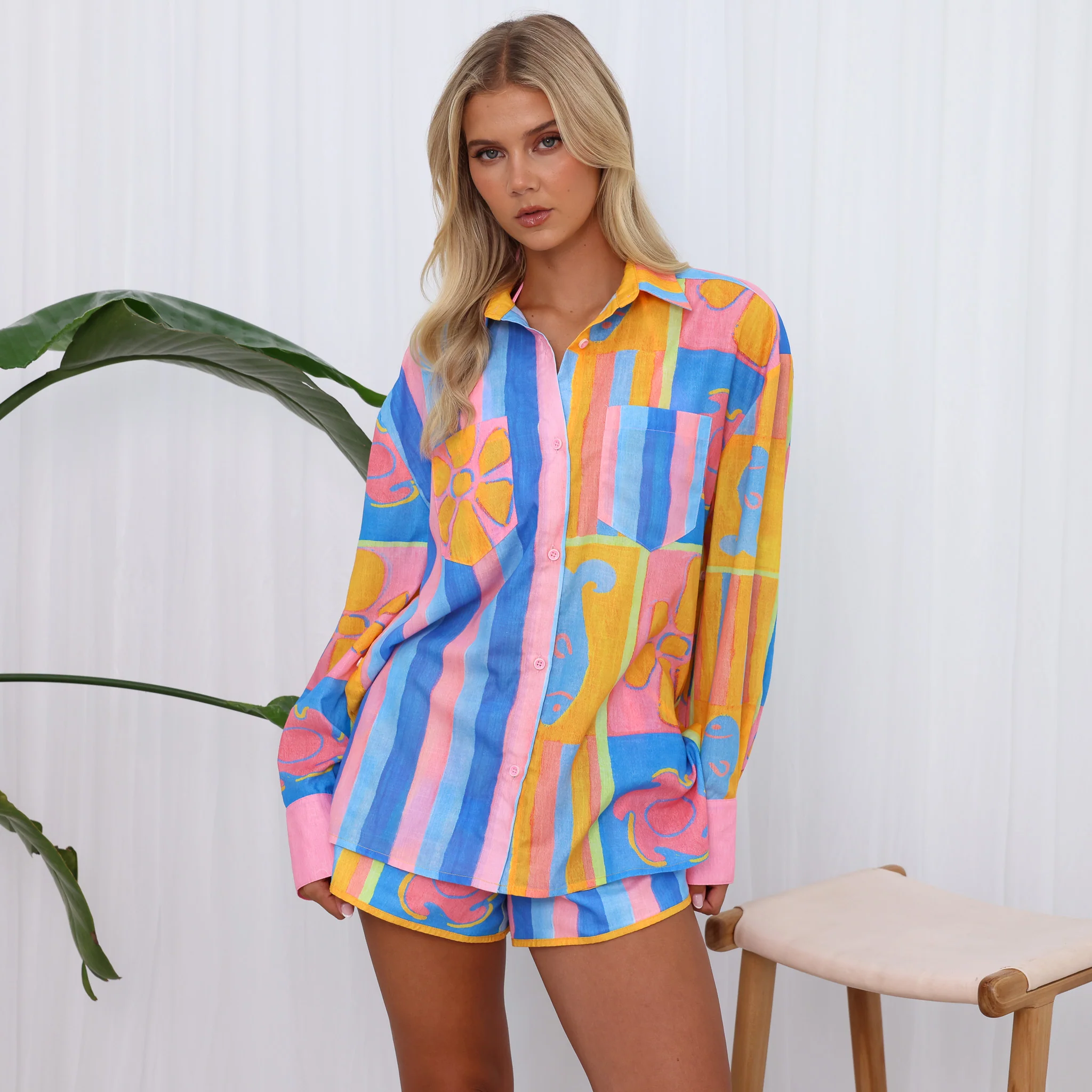 Essential Shorts - Seaside Stripe - Image 9