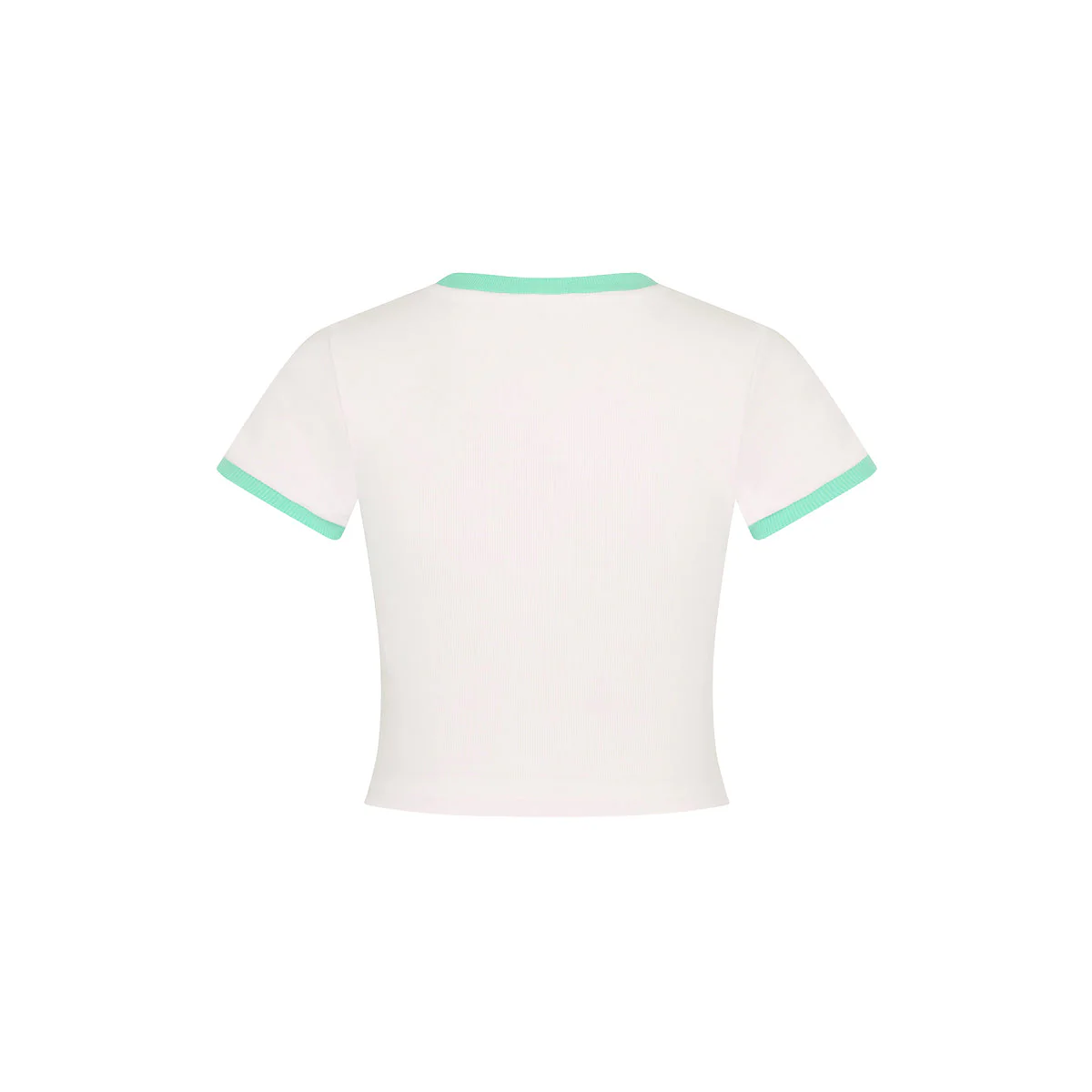 Printed Crop Baby Tee - Ocean Honey - Image 6