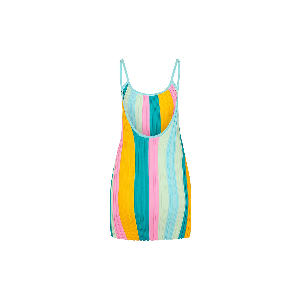 Rib Knit Mini Dress - Seaside Dreamer - Image 8