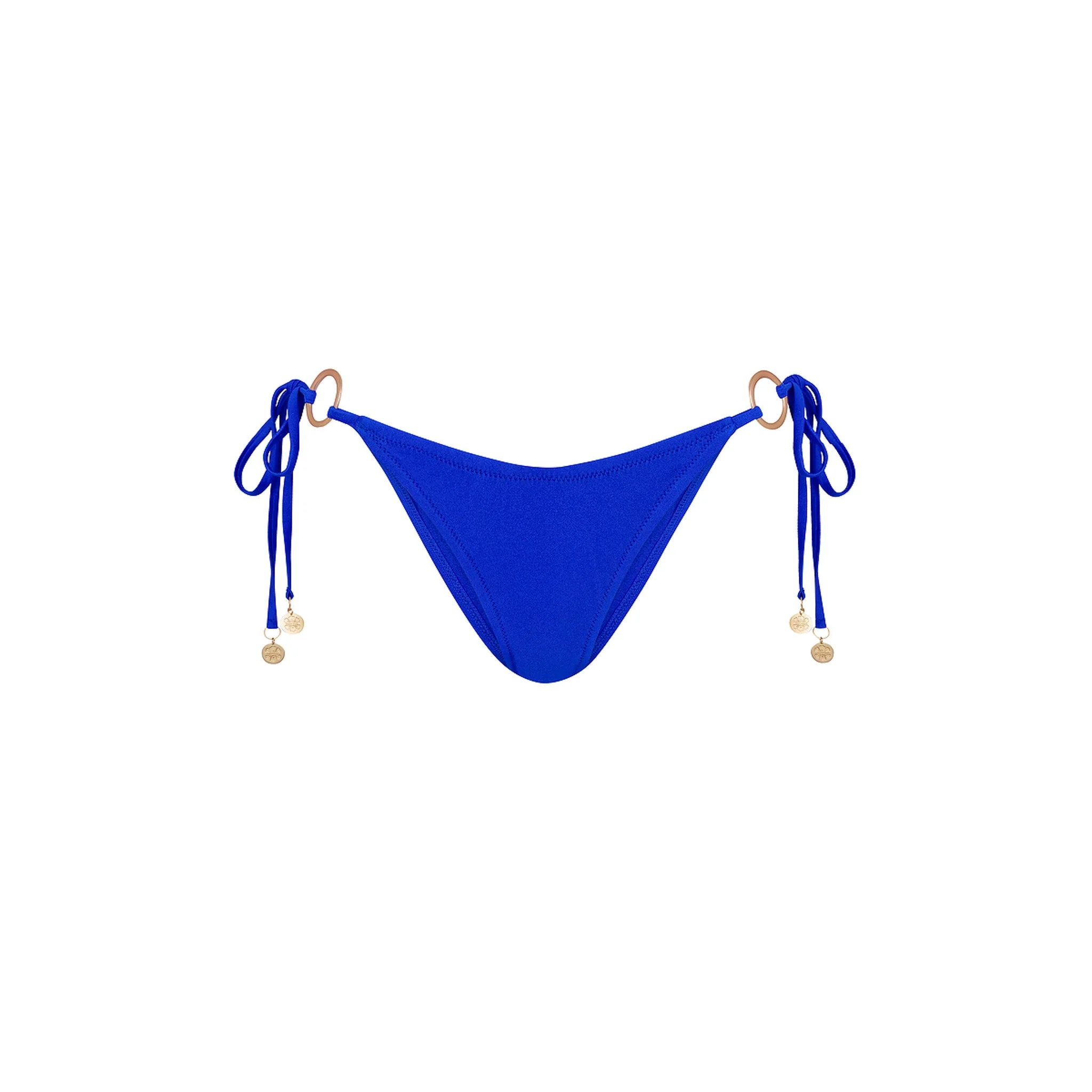 Ring Cheeky Tie Bikini Bottom - Blue Lagoon