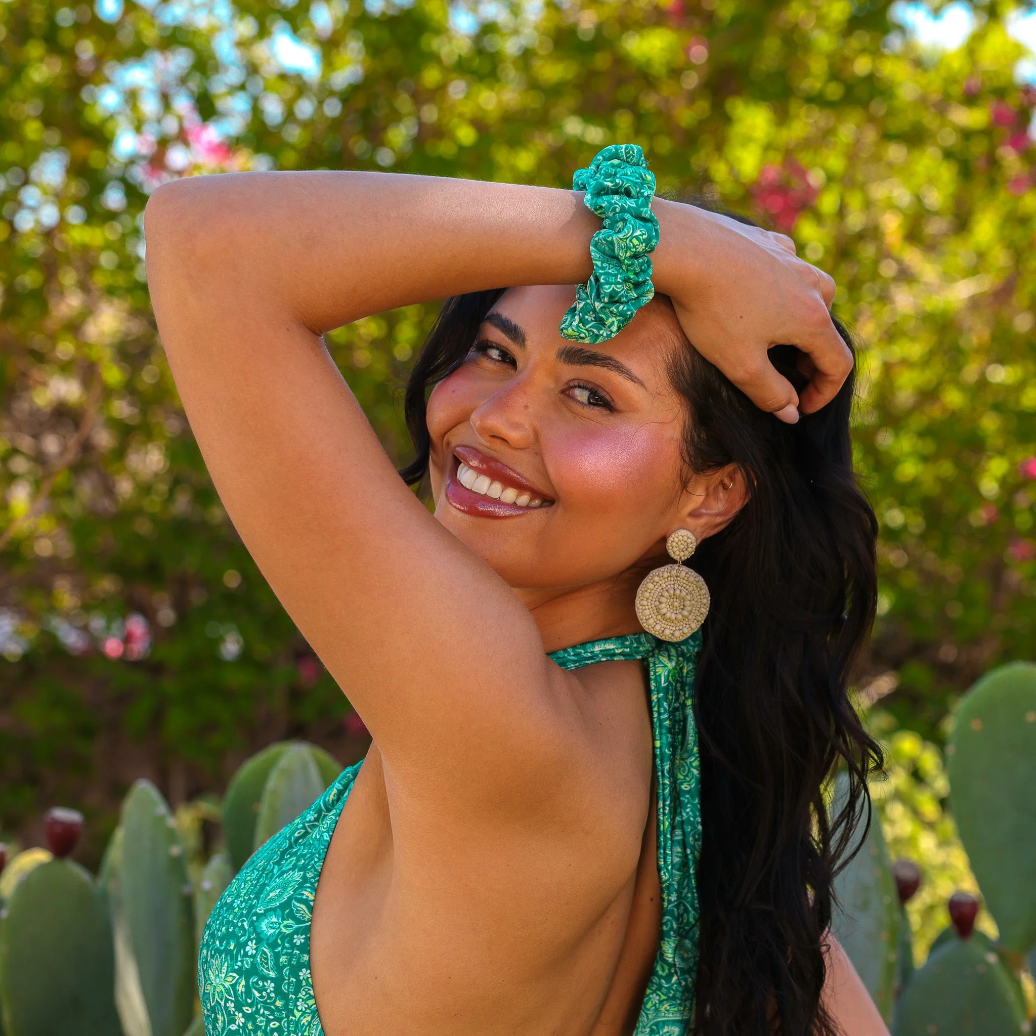 Scrunchie - Emerald Aura - Image 3
