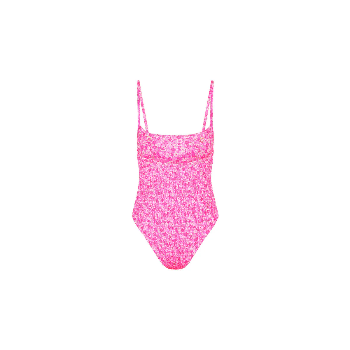 Shirred Low Back One Piece - Berry Burst - Image 8
