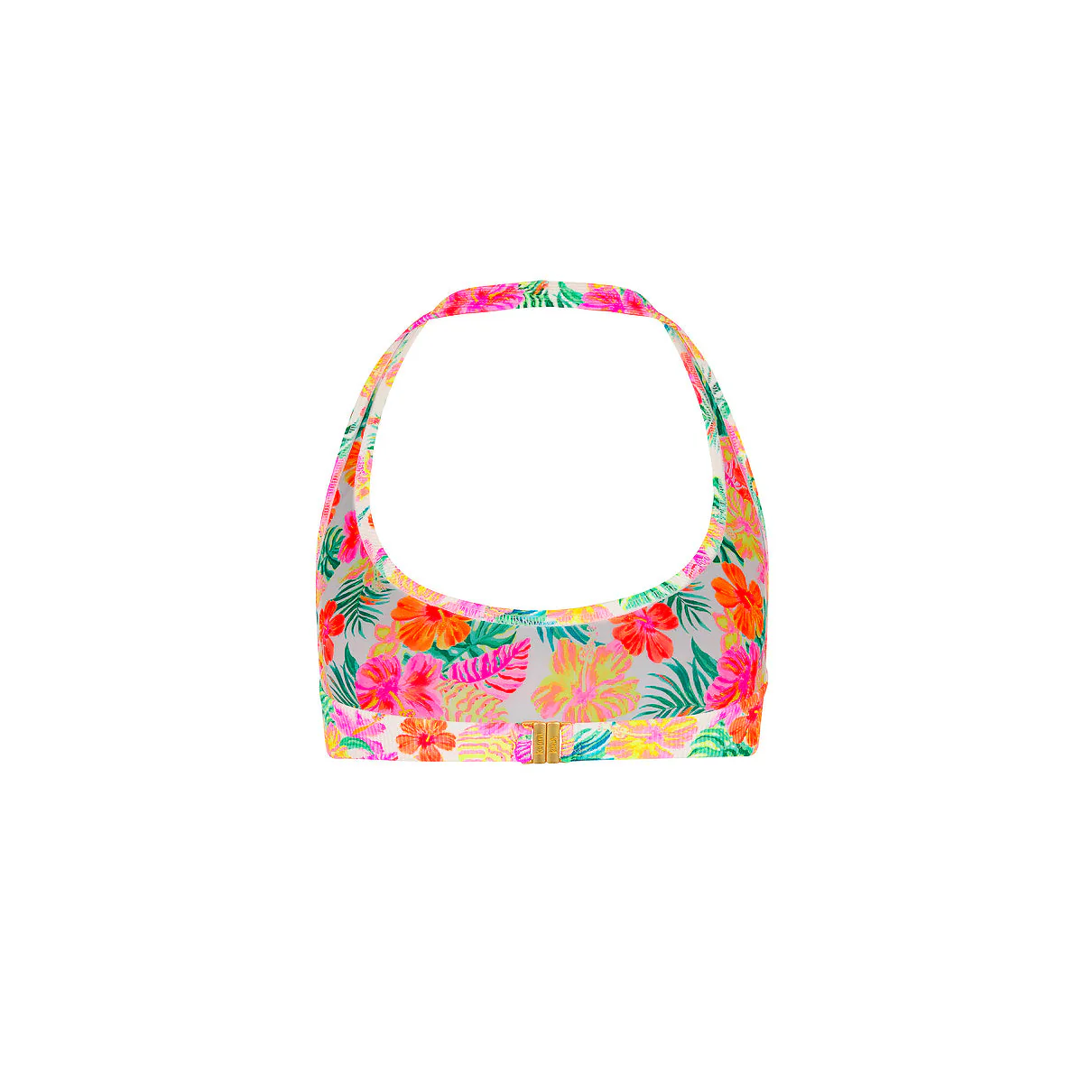 Slim Crop Halter Bikini Top - Island Escape - Image 10