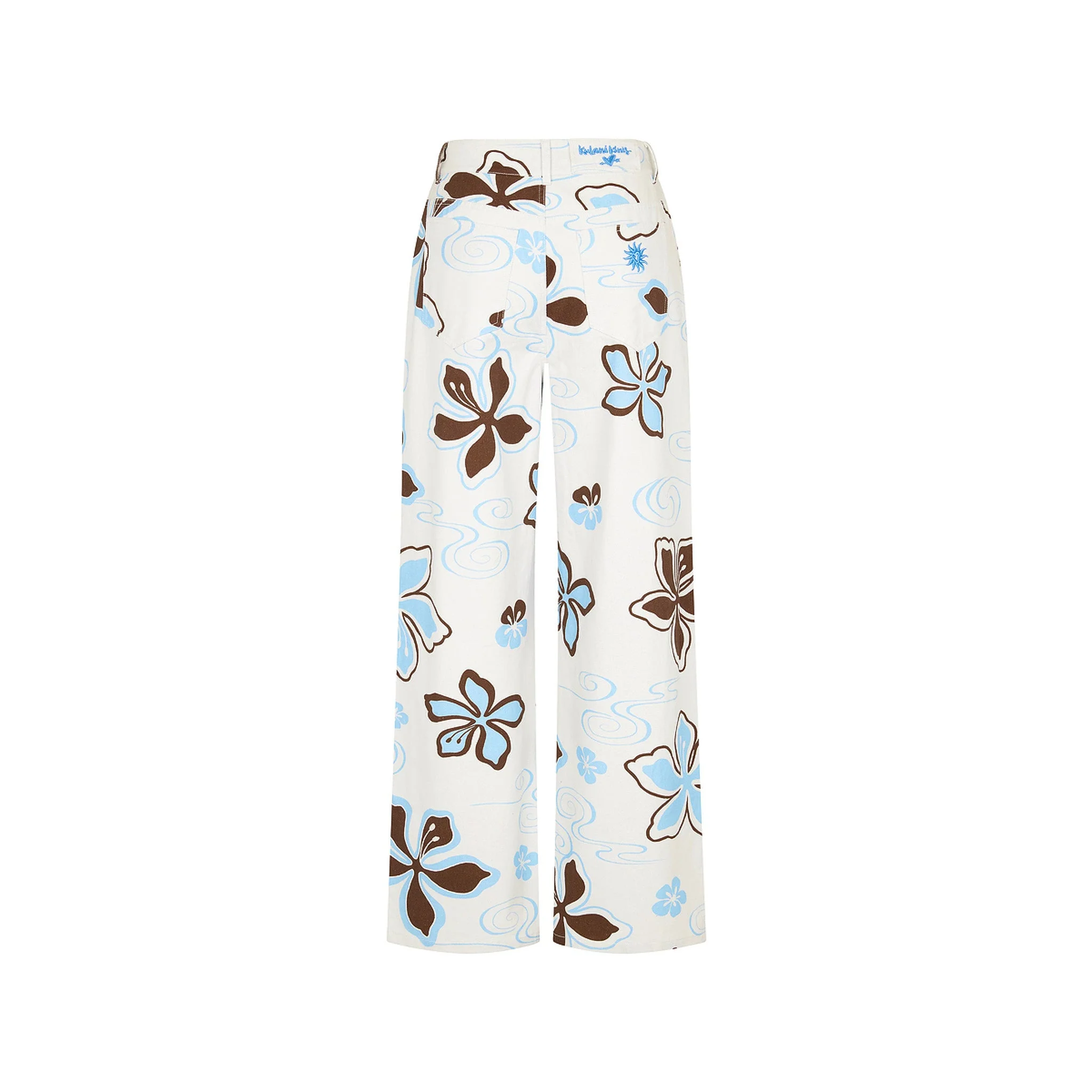 Straight Leg Printed Jean - Coco Lush - Image 10