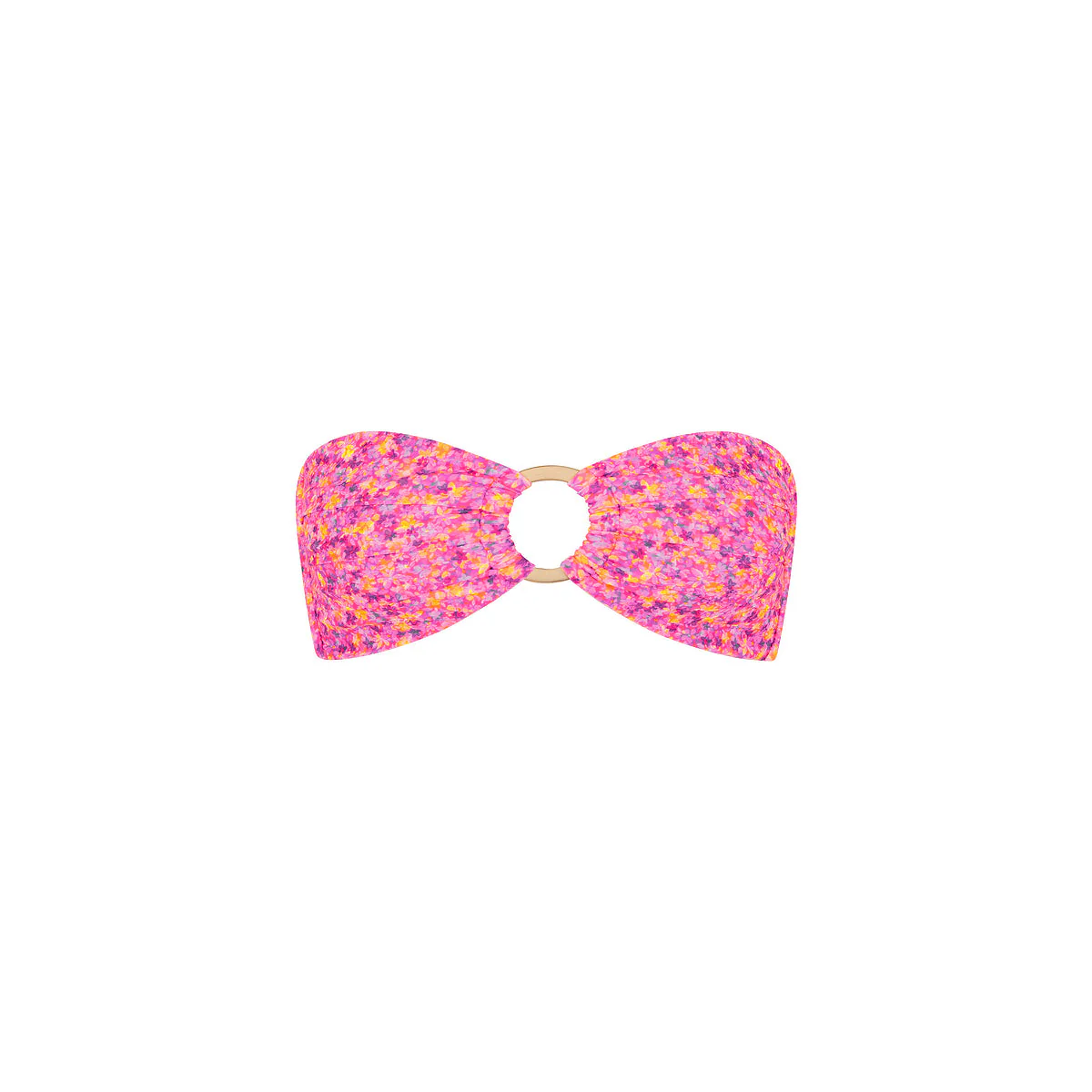 Strapless Bandeau Bikini Top - Gelato Bloom