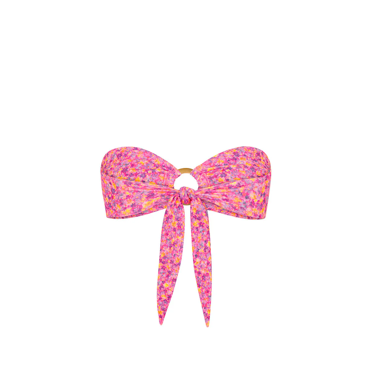Strapless Bandeau Bikini Top - Gelato Bloom - Image 9