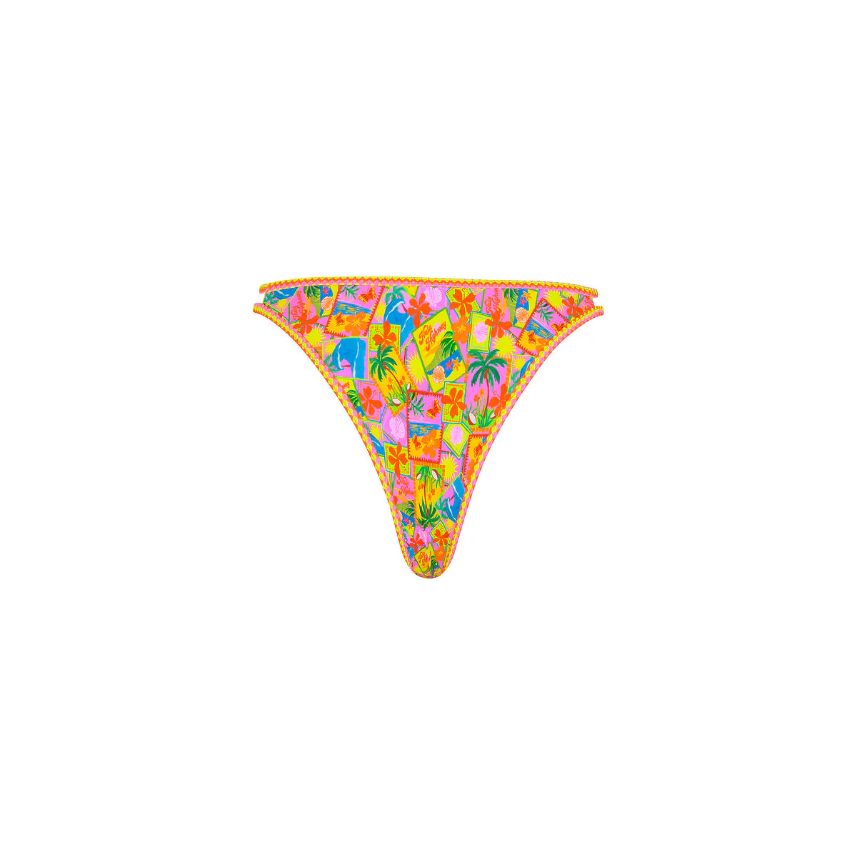 Twin Strap Cheeky Bikini Bottom - Sunshine Snaps - Image 10